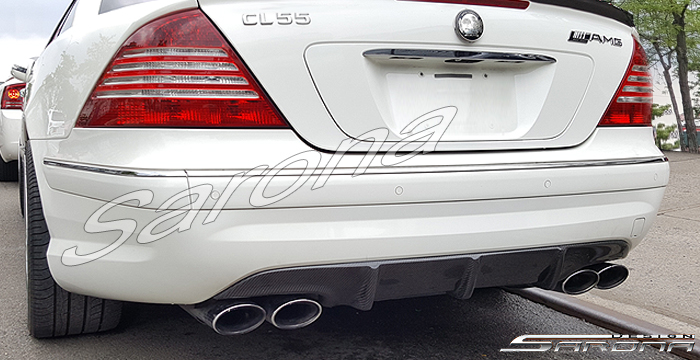 Custom Mercedes CL  Coupe Rear Add-on Lip (2000 - 2006) - $299.00 (Part #MB-031-RA)